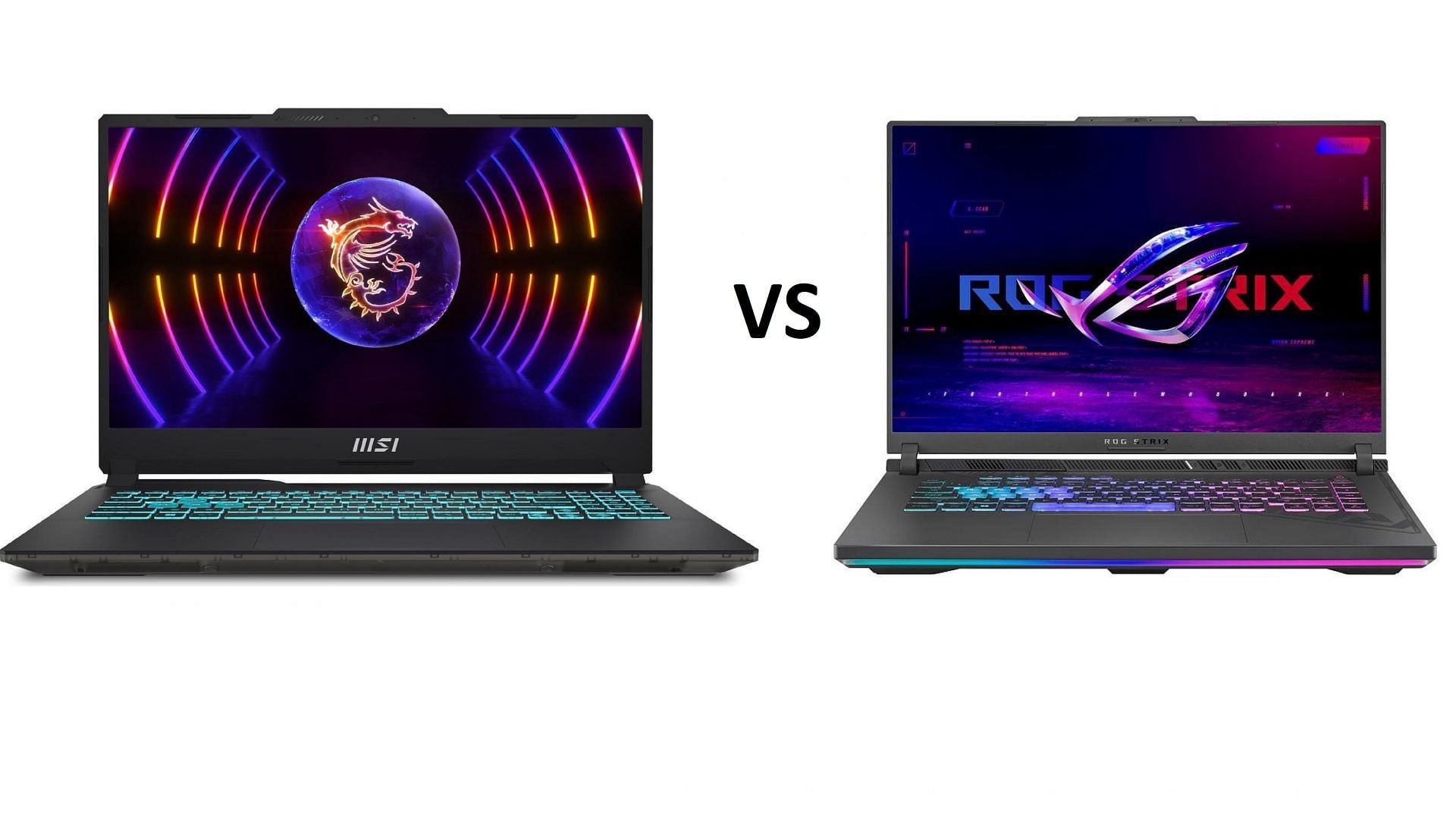 Picture of MSI Cyborg 15 vs ASUS ROG Strix G16