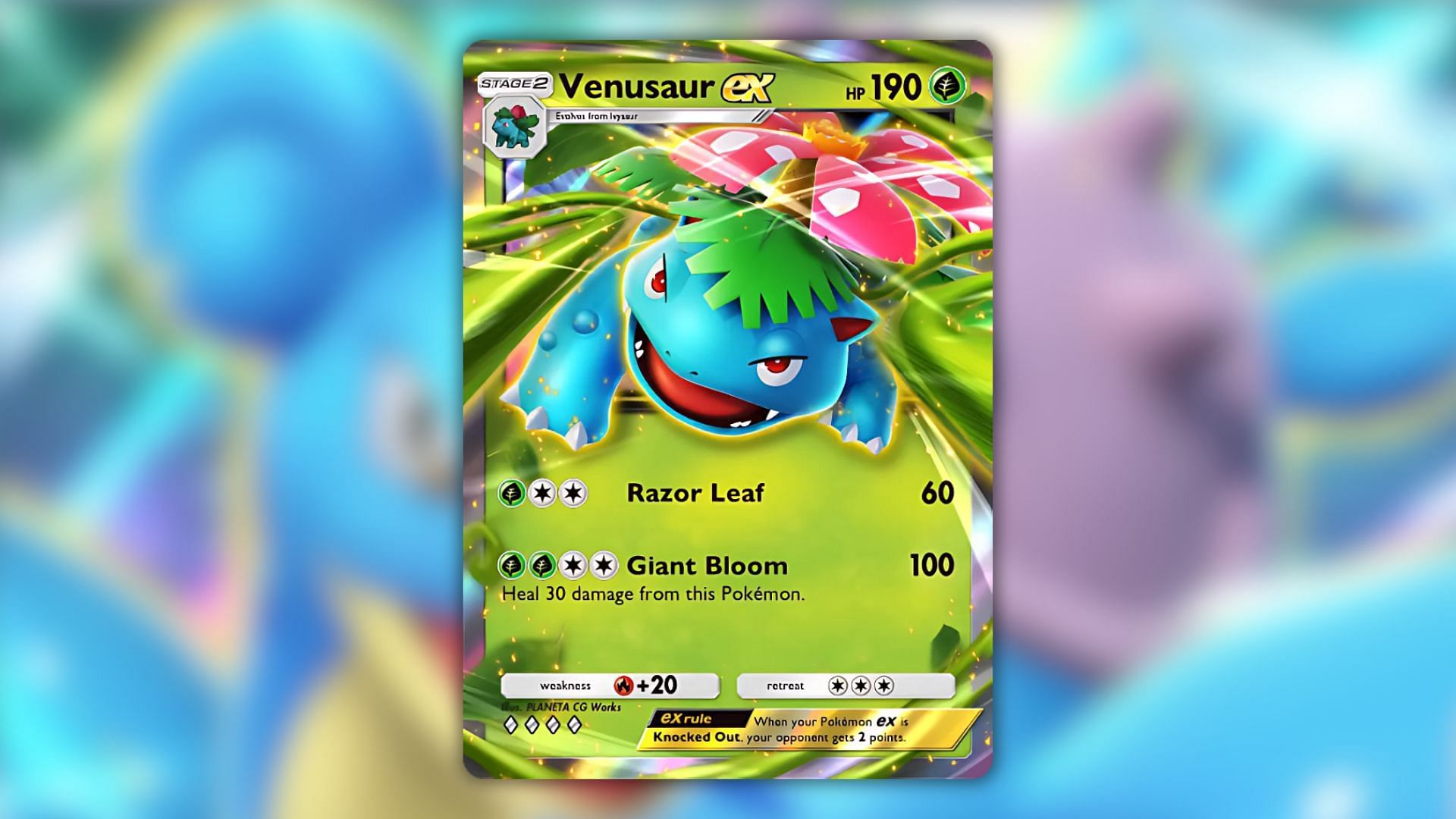 Venusaur&#039;s card in Pokemon TCG Pocket (Image via The Pokemon Company)