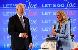 "Why is Jill so horrible and not help him" — Internet criticizes Jill Biden as Joe Biden struggles to walk on sand at his beach house in Delaware