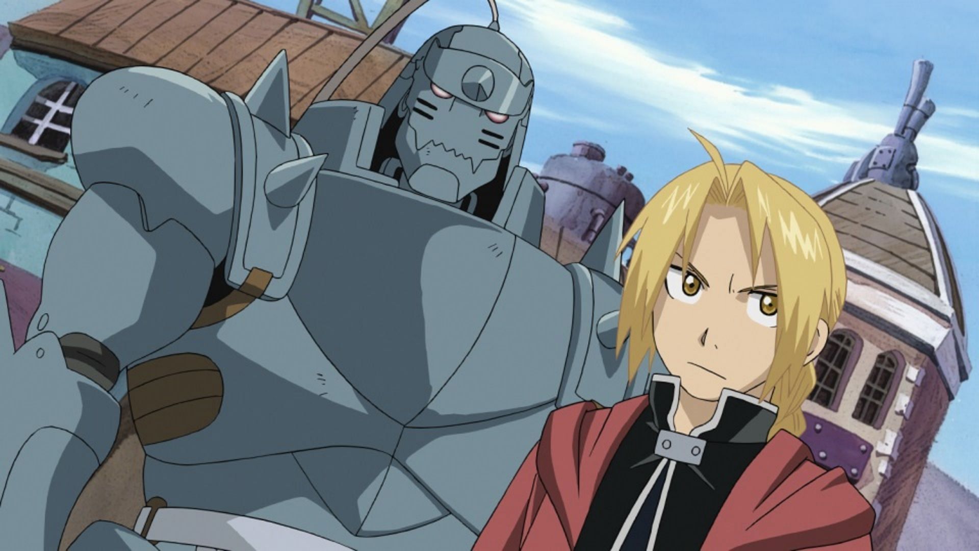 Alphonse and Edward as seen in the anime (Image via Bones)