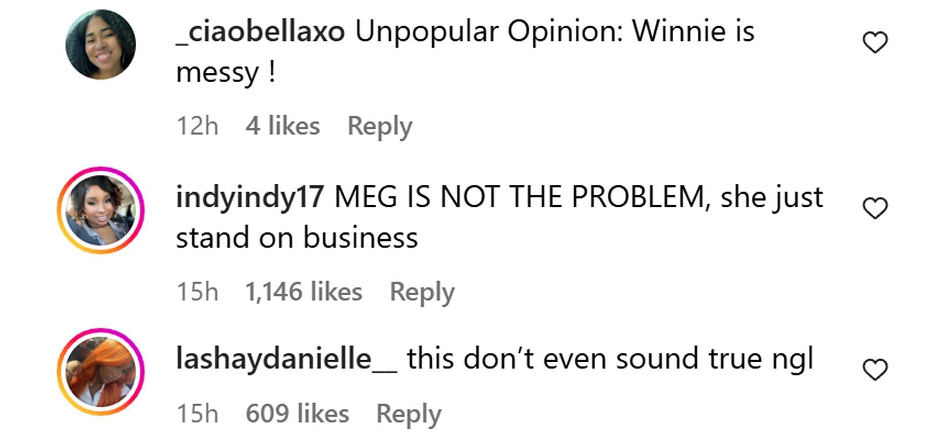 Comments reacting to the news (Image via Instagram/@theshaderoom)