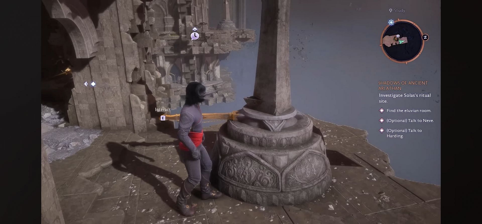 Complete the Lighthouse Statue puzzle beforehand to get the Nostalgia Trip trophy (Image via YouTube/@Lootward || Electronic Arts)