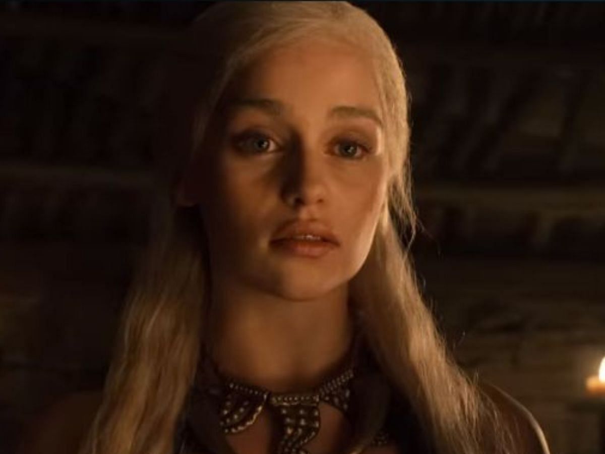 Emilia Clarke in Game of Thrones (Image via YouTube/@GameofThrones)