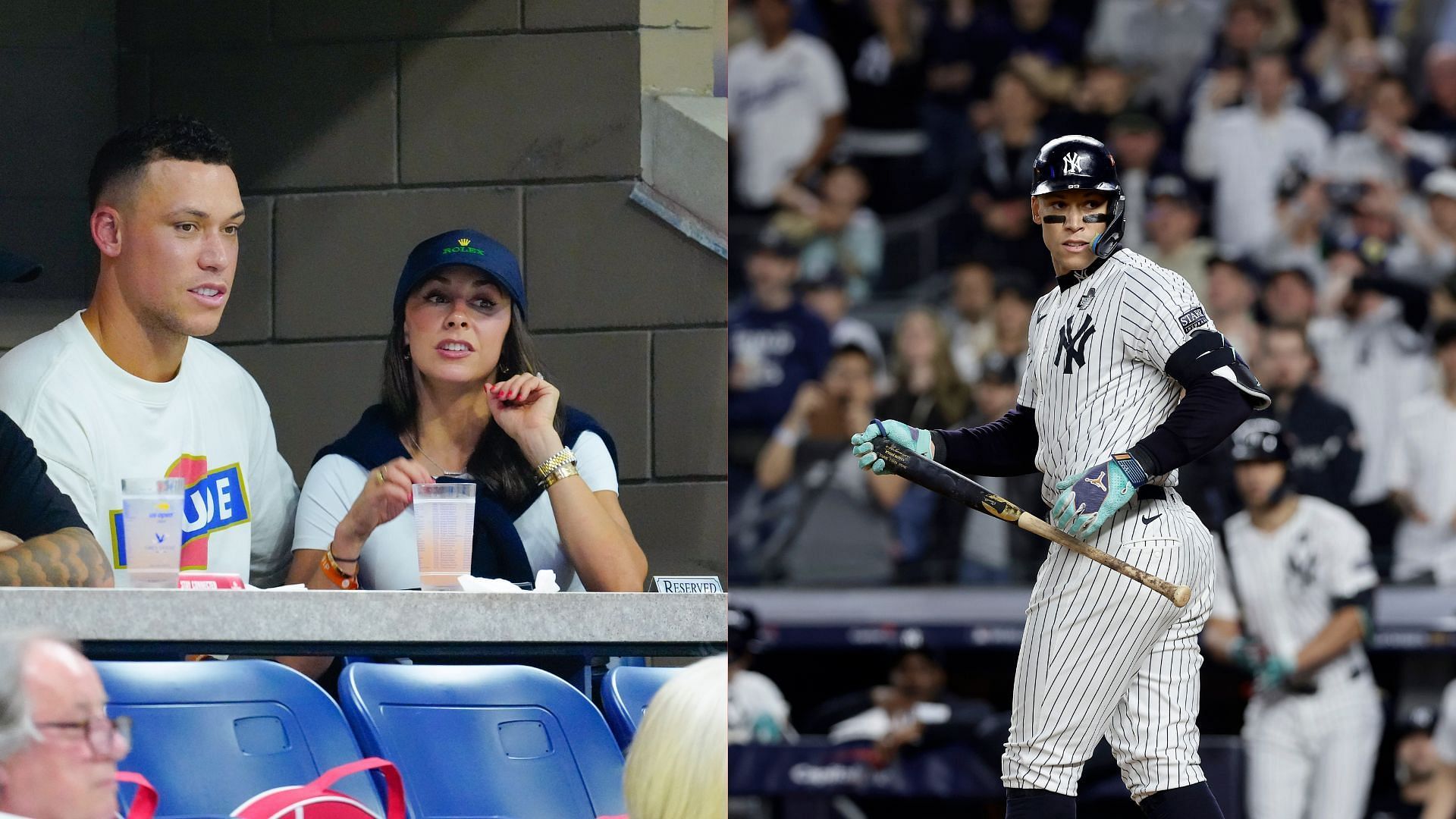 Aaron Judge explained how he incorporates wife Samantha into his pre-game ritual back in 2023