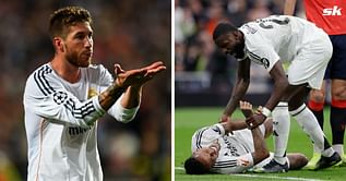 “You know the way back” - Sergio Ramos sends message to Eder Militao after Real Madrid star picks up ACL injury again