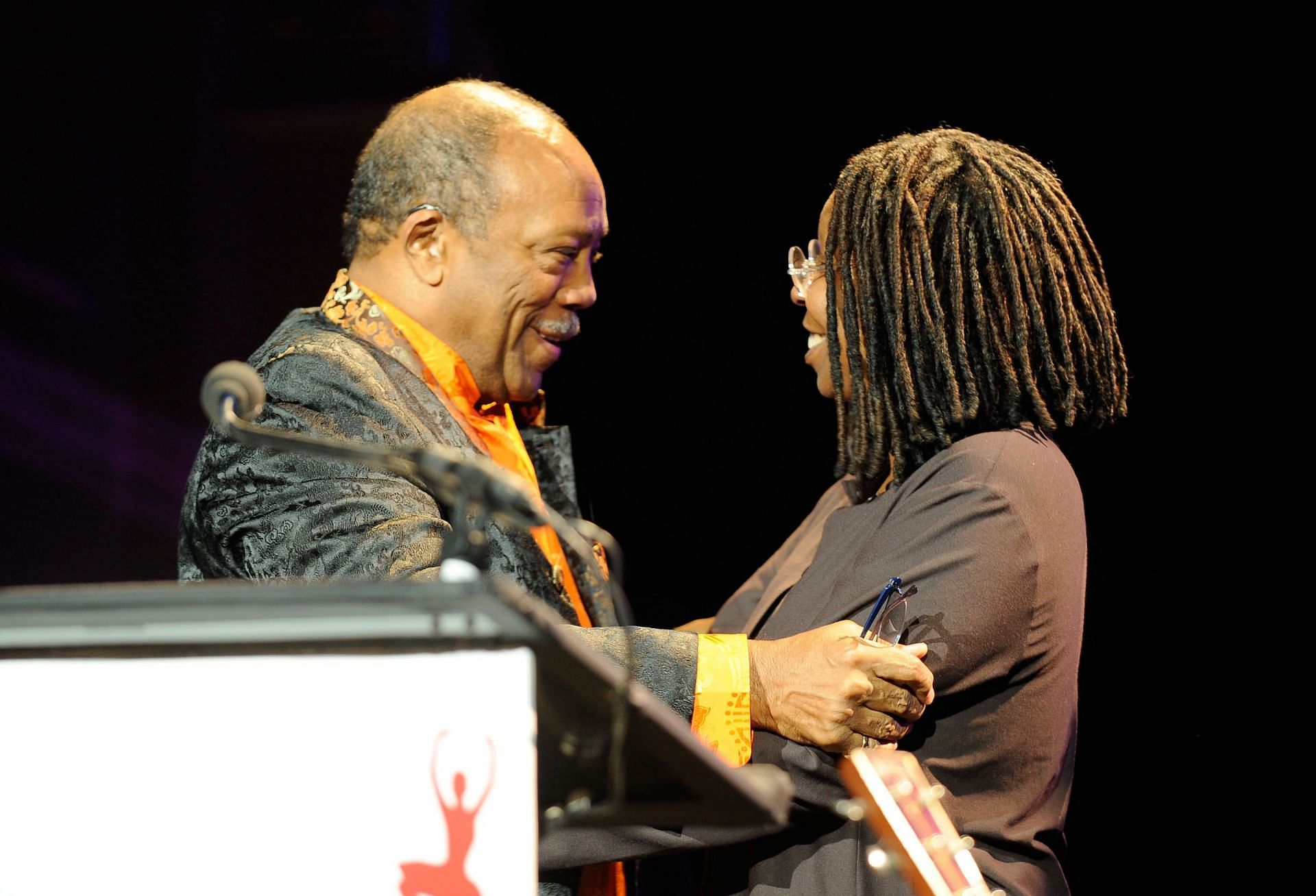 Whoopi Goldberg pays tribute to "the extraordinary" Quincy Jones on