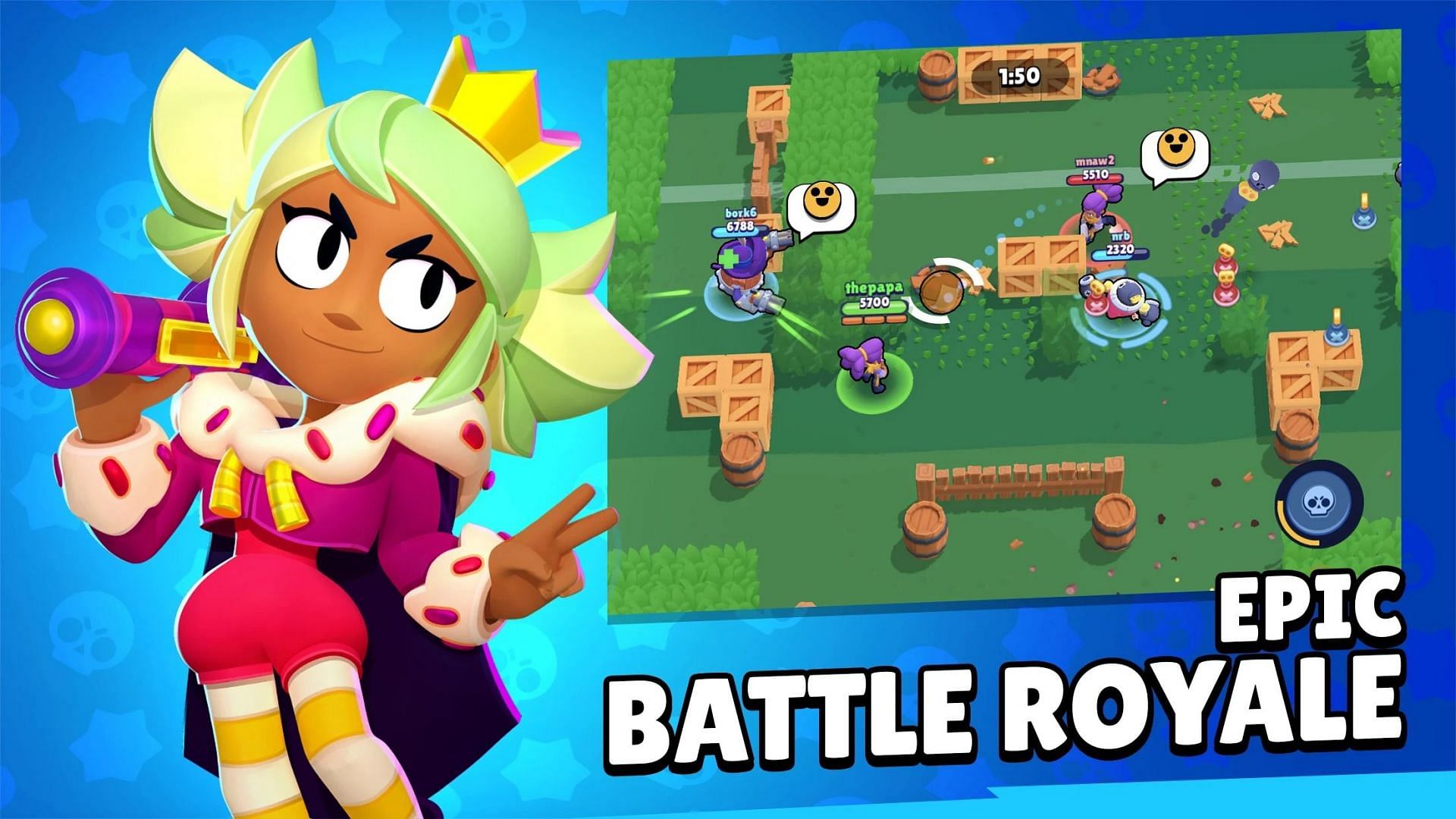 In the Brawl Stars Angels vs Demons mode, players are divided into two factions: angels and demons (Image via Supercell)