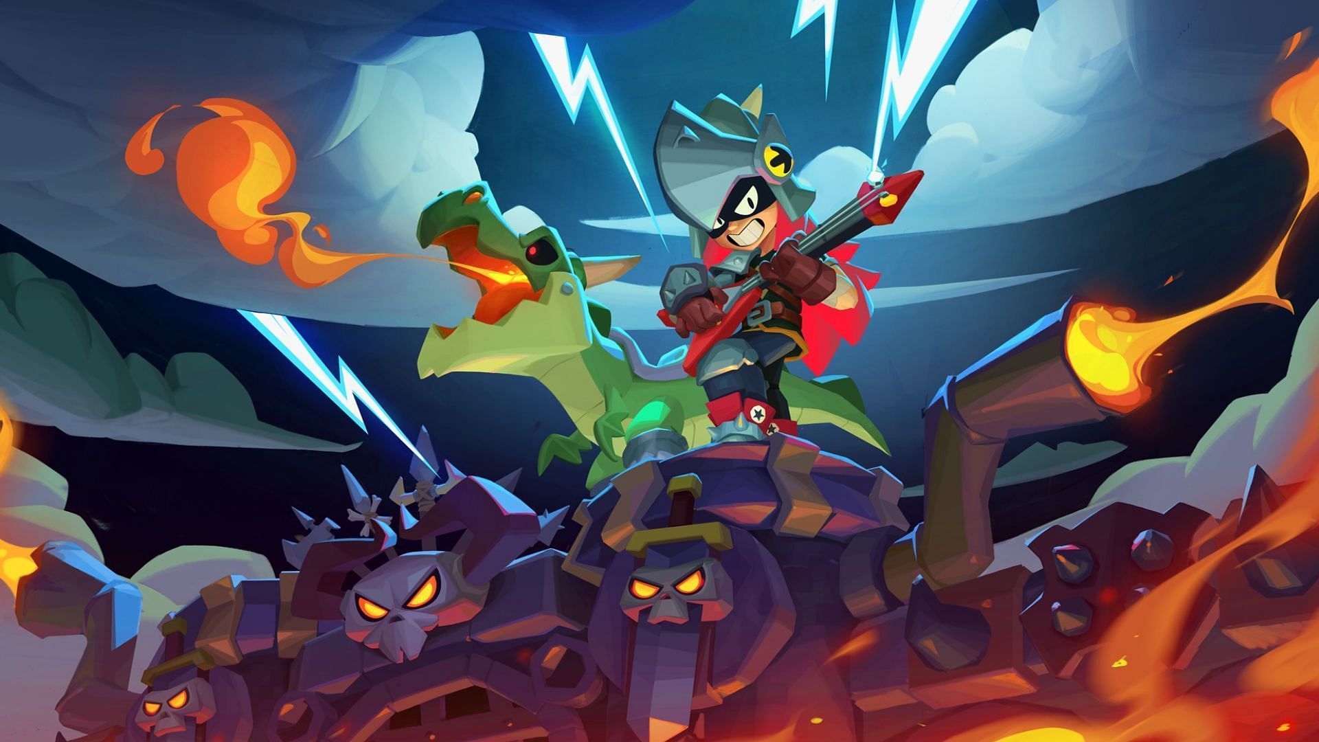 Draco is a powerful brawler to use with Spike in Brawl Stars (Image via Supercell)