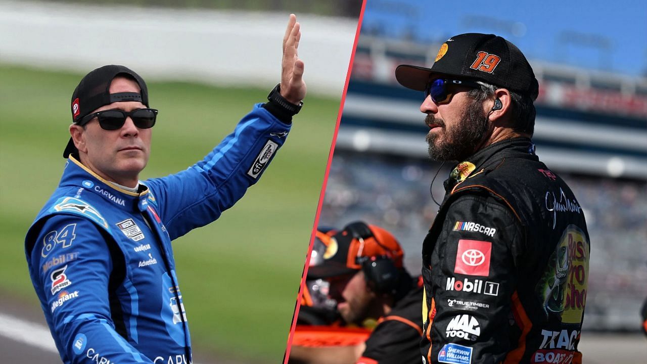 Martin Truex Jr. and Jimmie Johnson (Image credits: Imagn; Getty)