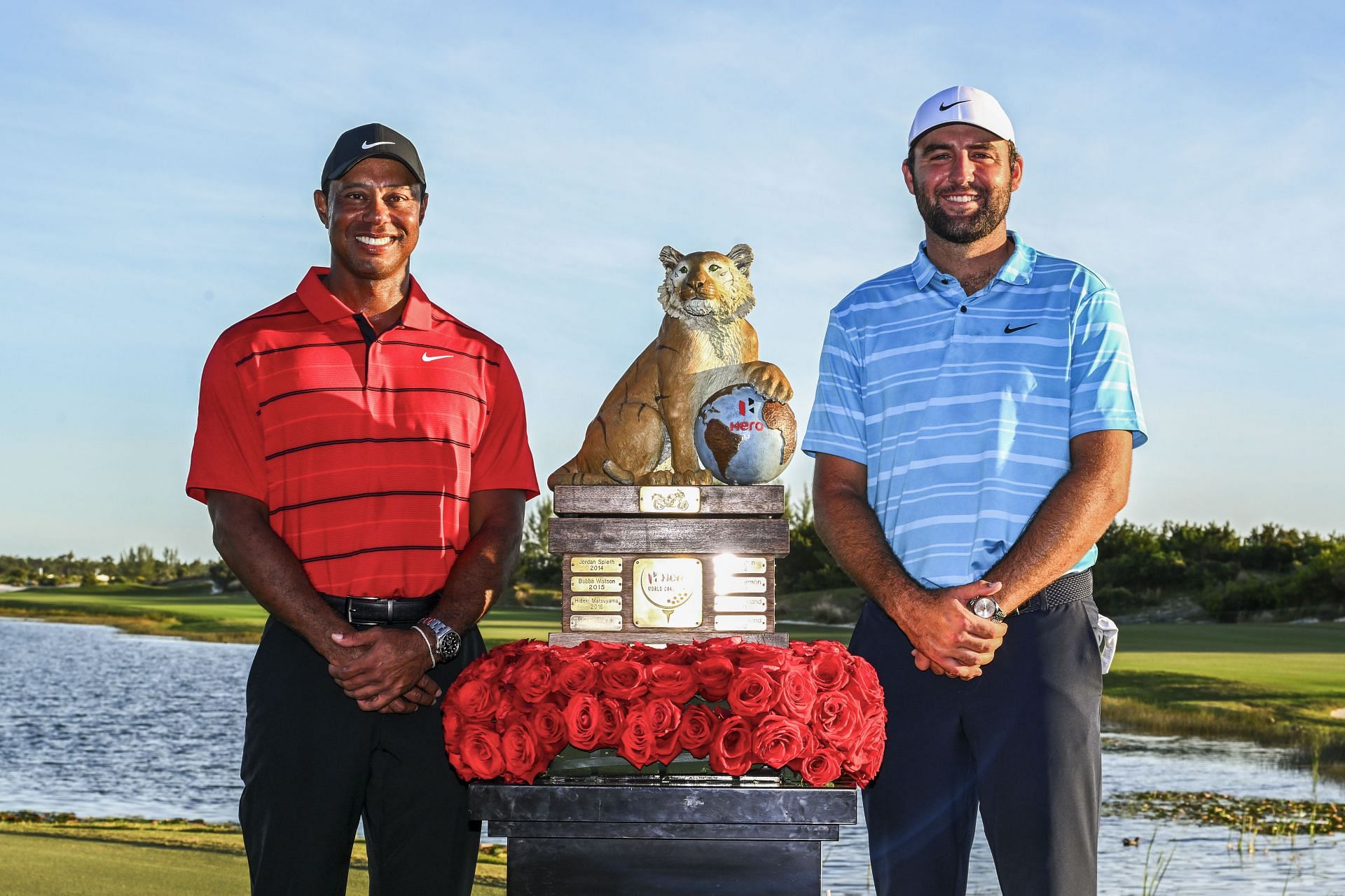 Who are the topranked players on the 2024 Hero World Challenge field