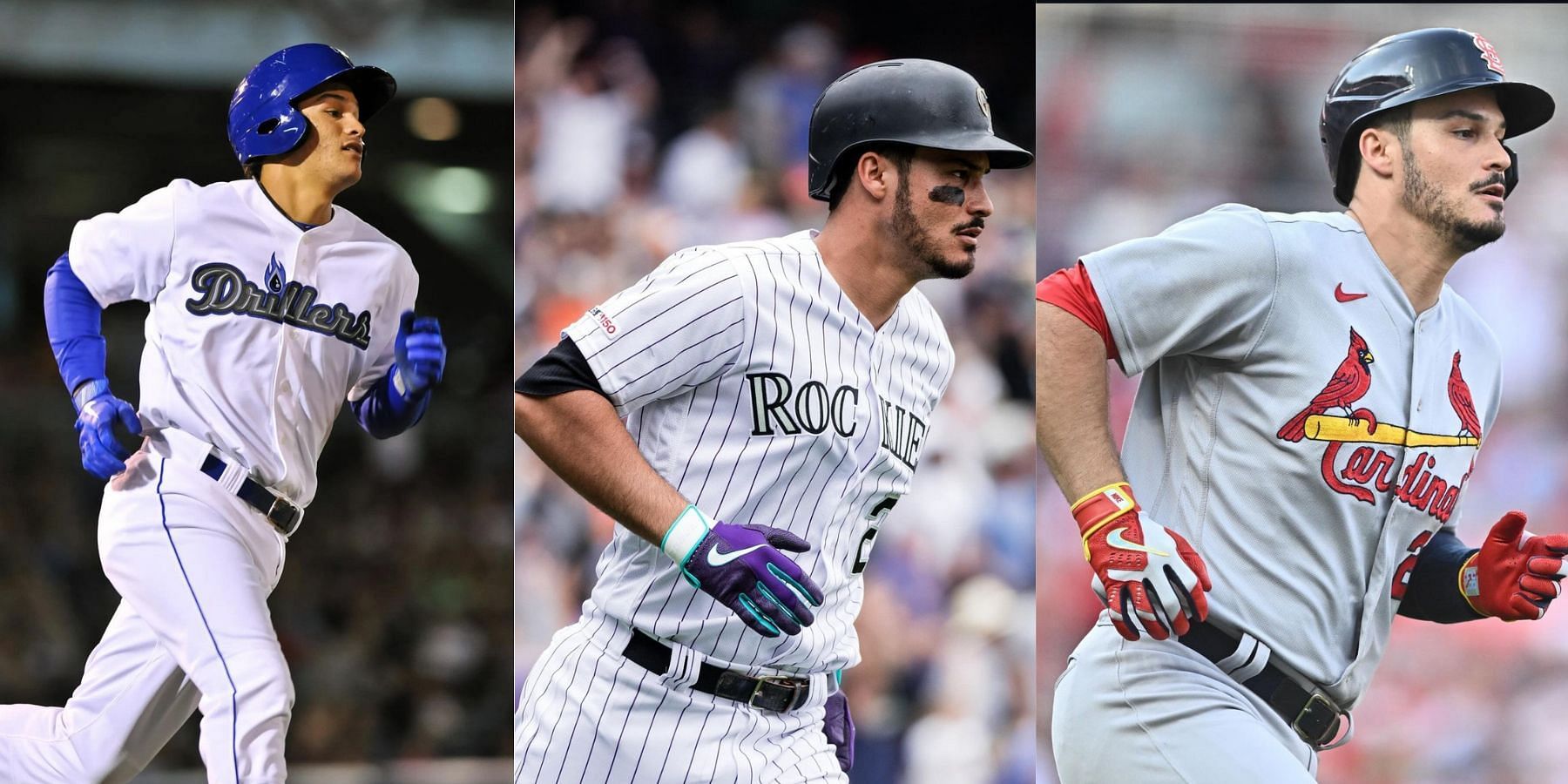 Nolan Arenado&#039;s teams throughout his career (credit: nolanarenado/Instagram)