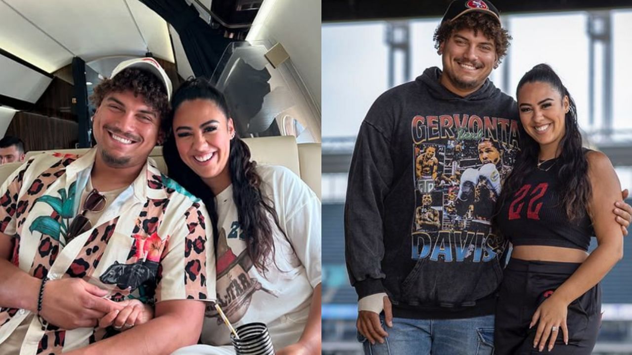 Josh Naylor and fiancee Chantel Collado (Images from - Instagram.com/@chantelcollado)