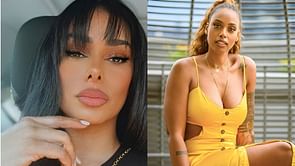 "My mini sniper": Gilbert Arenas' girlfriend Melli Monaco and ex-fiance Laura Govan marvel at Aloni Arenas' latest showcase