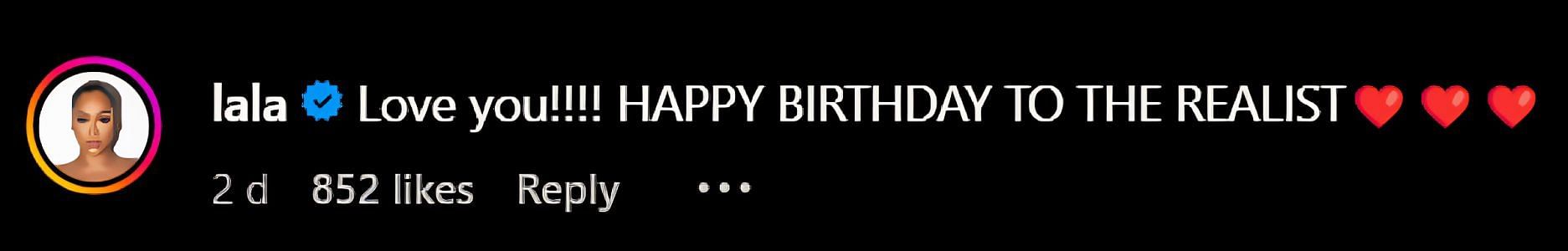 La La Anthony commented on Gabrielle Union&rsquo;s birthday post (Picture Credit: Union&#039;s Instagram)