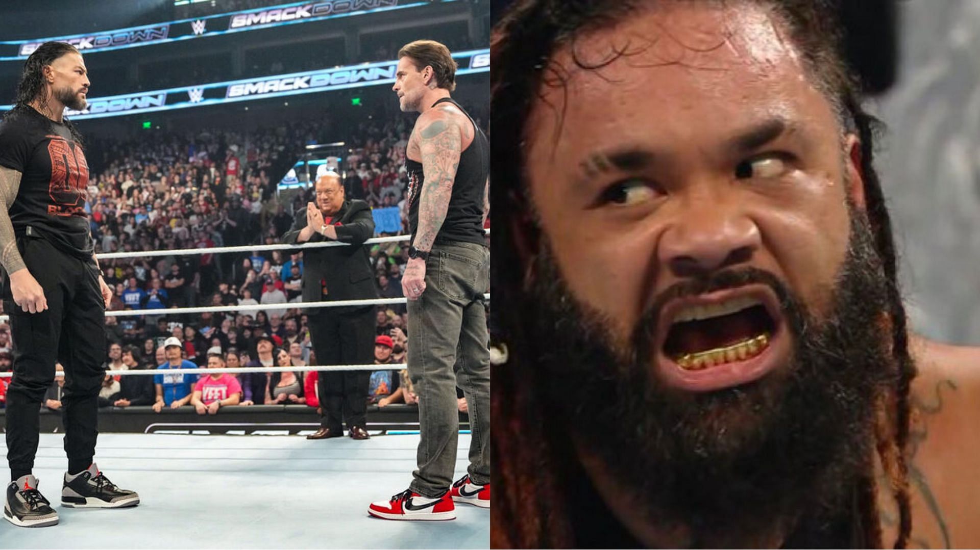 WWE SmackDown Results: WWE SmackDown रिजल्ट्स: Roman Reigns-CM Punk के बीच जुबानी जंग, OG Bloodline को लगा झटका, खूंखार रेसलर ने मचाया बवाल