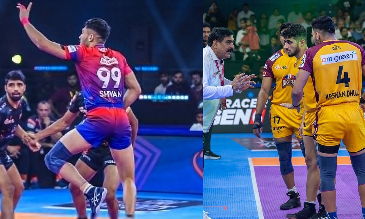 यूपी योद्धा vs तेलुगु टाइटंस (Photo Credit - @UpYoddhas/@Telugu_Titans)