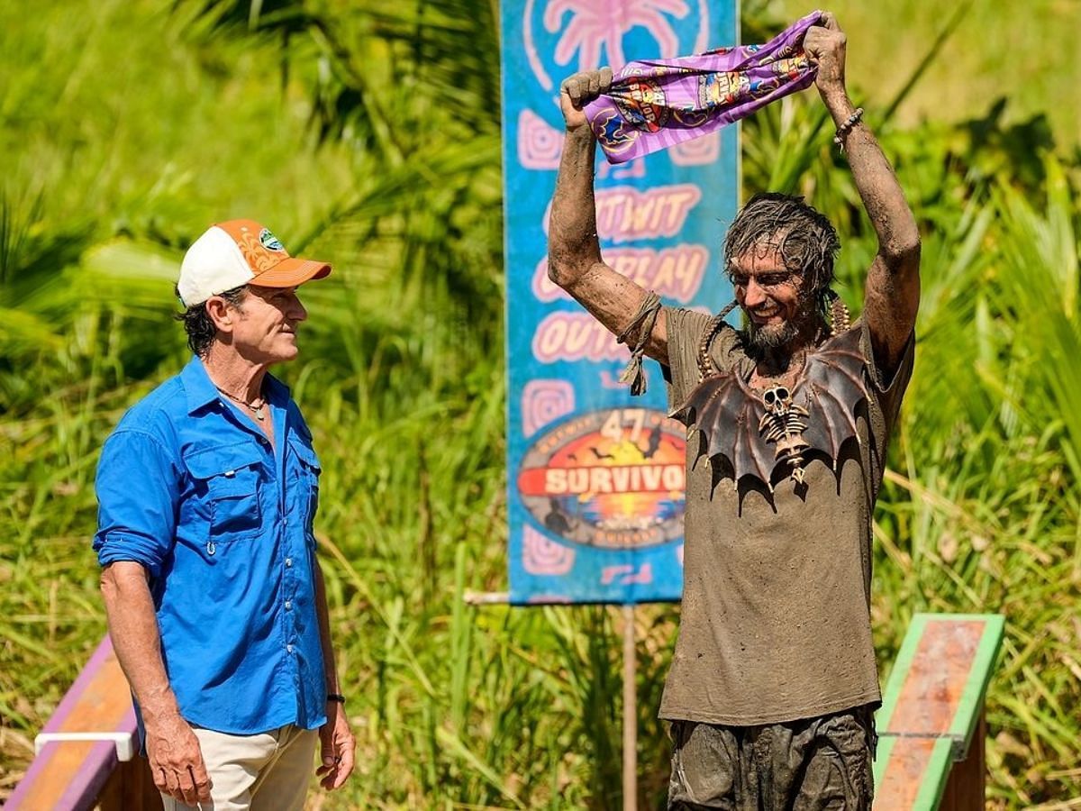 Jeff Probst and Kyle from Survivor (Image via Instagram/@kyle.rhen)