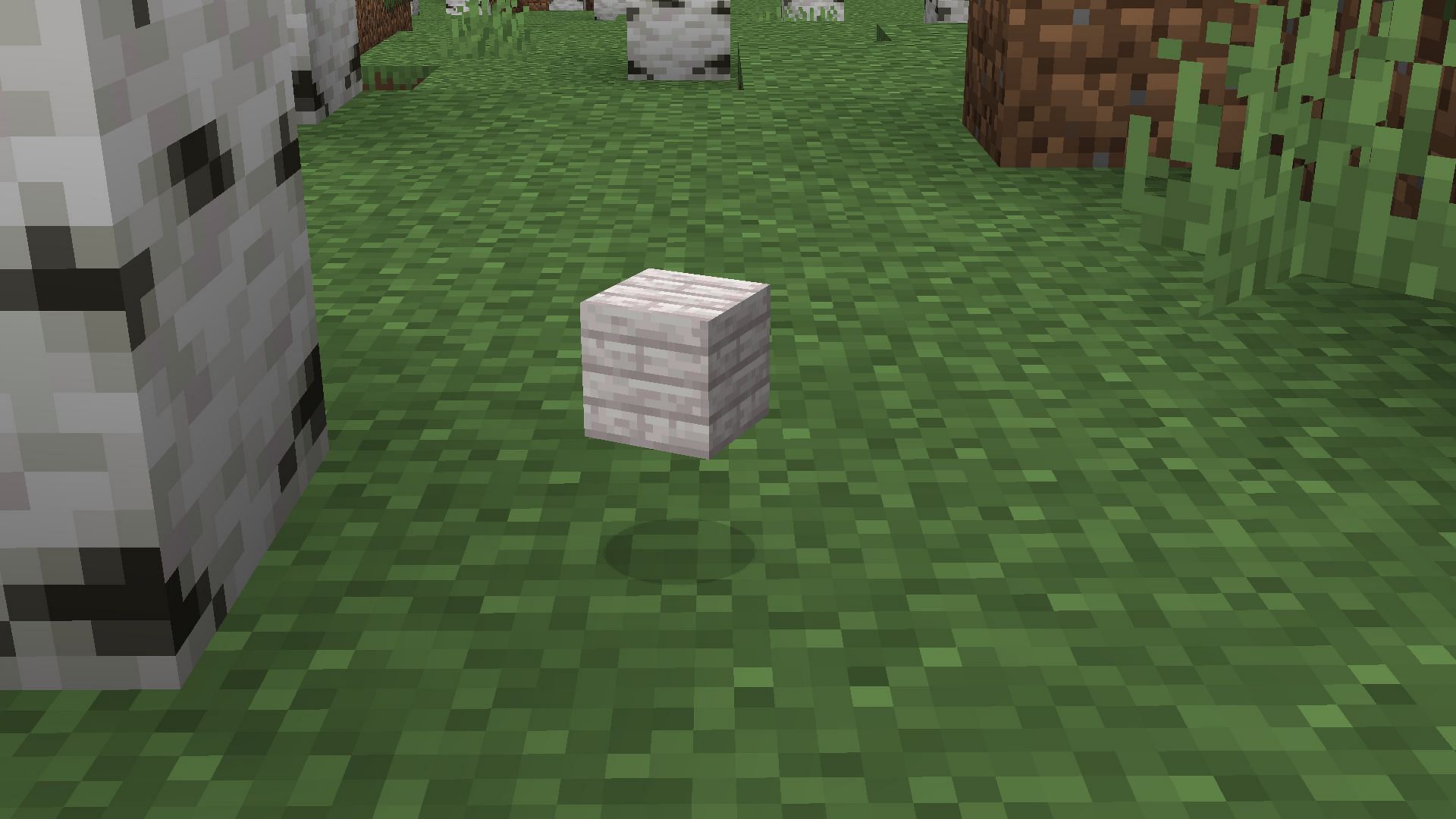 These planks are obtained by refining the pale oak wood in Minecraft (Image via Mojang Studios)