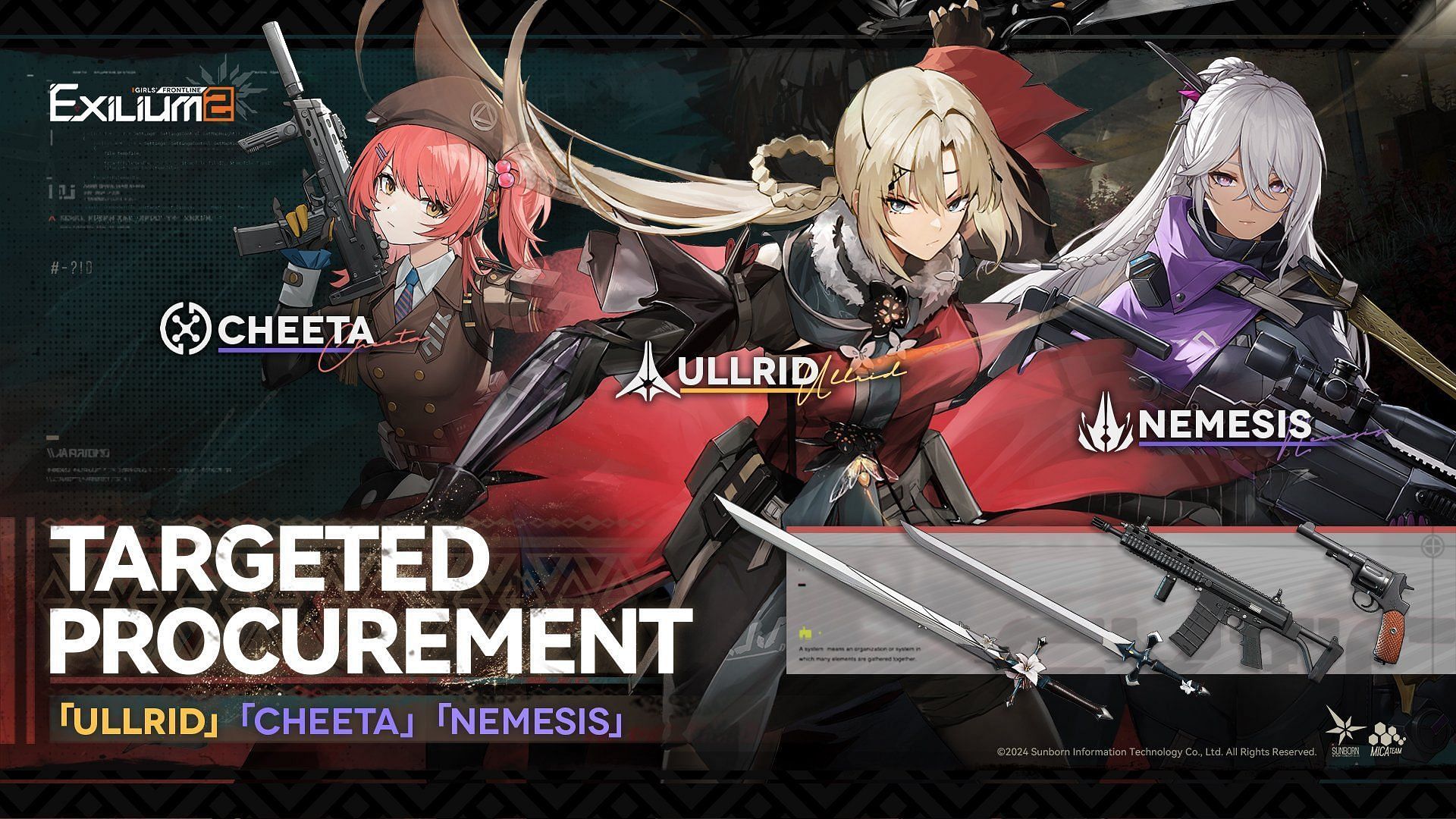 Targeted character banner featuring Ullrid (Image vi Sunborn)