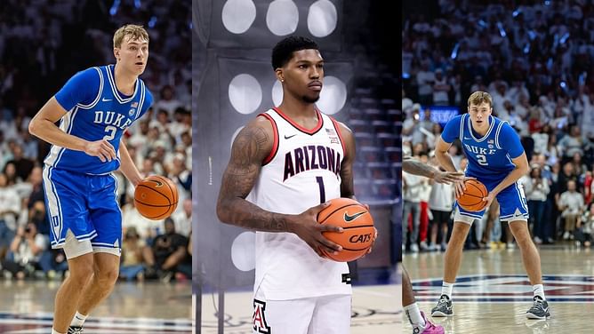 "Pass the ball weak a** boy": Cooper Flagg dismantled by college hoops fans for rough start vs Caleb Love's Arizona