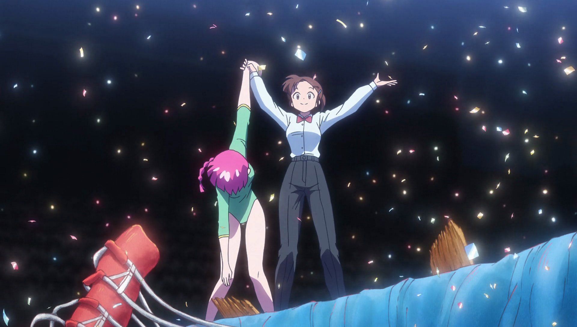 Female Ranma being declared victorious (Image via MAPPA).