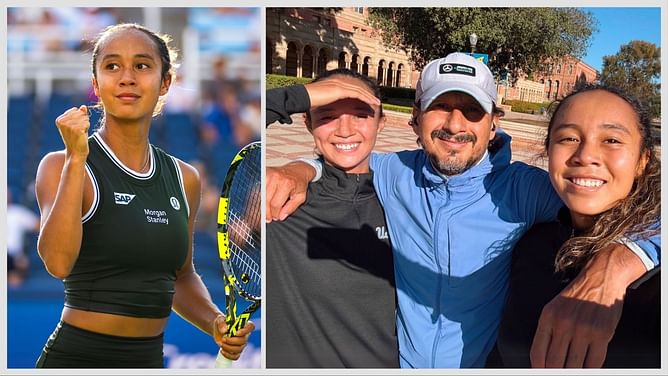 "What else could you ask for?"- Leylah Fernandez bonds with sister Bianca and father, goes on Thanksgiving run with family during special visit