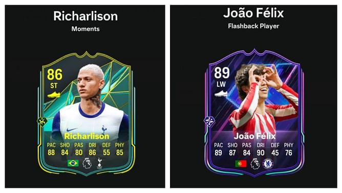 How to unlock the EA FC 25 Joao Felix Flashback and Richarlison Moments items for free