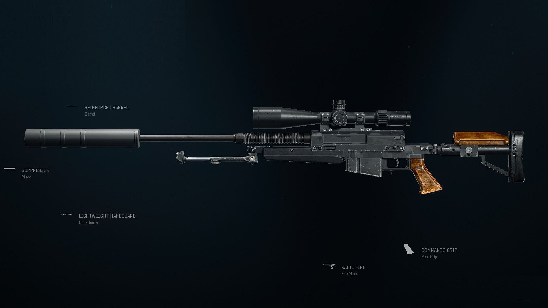 Building the best one shot Sniper Rifle loadout in Warzone with the LR 7.62 (Image via Activision)