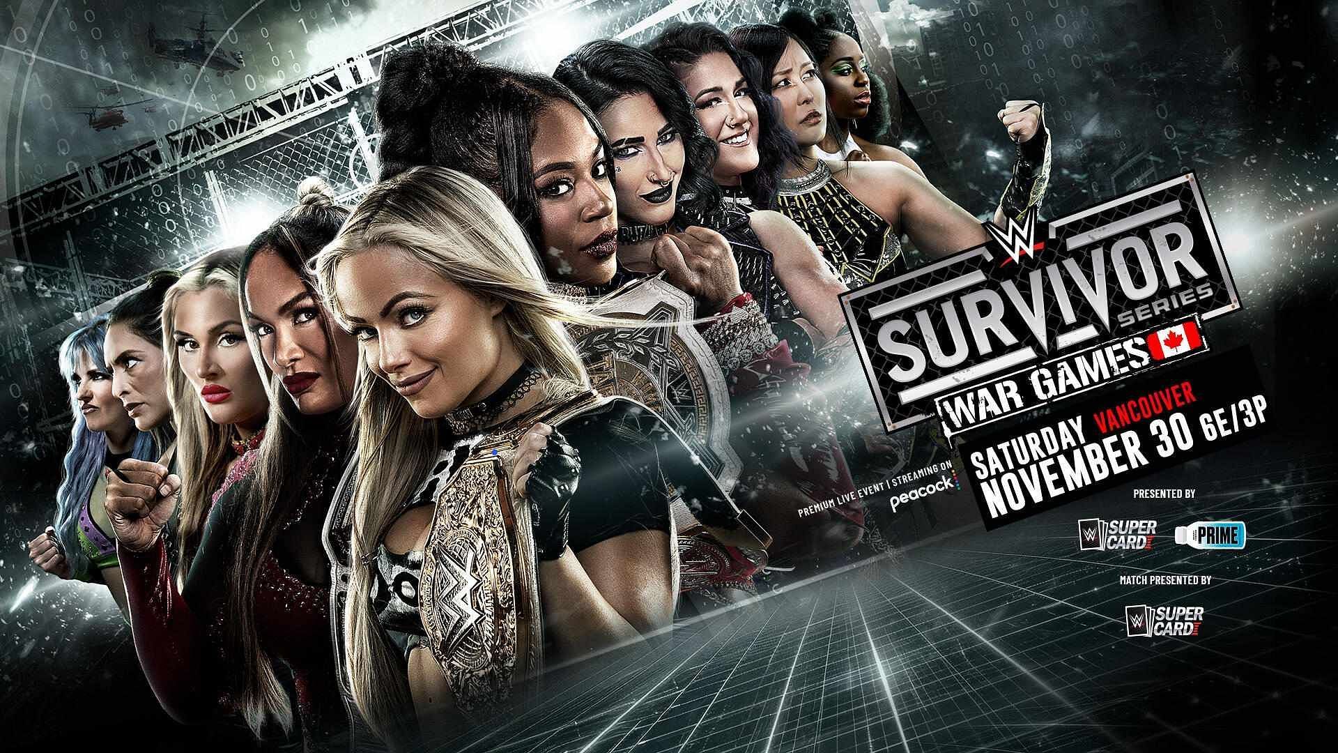 WWE Survivor Series is set to take place on November 30, 2024 at the Rogers Arena in Vancouver, Canada. [Image credits: wwe.com]