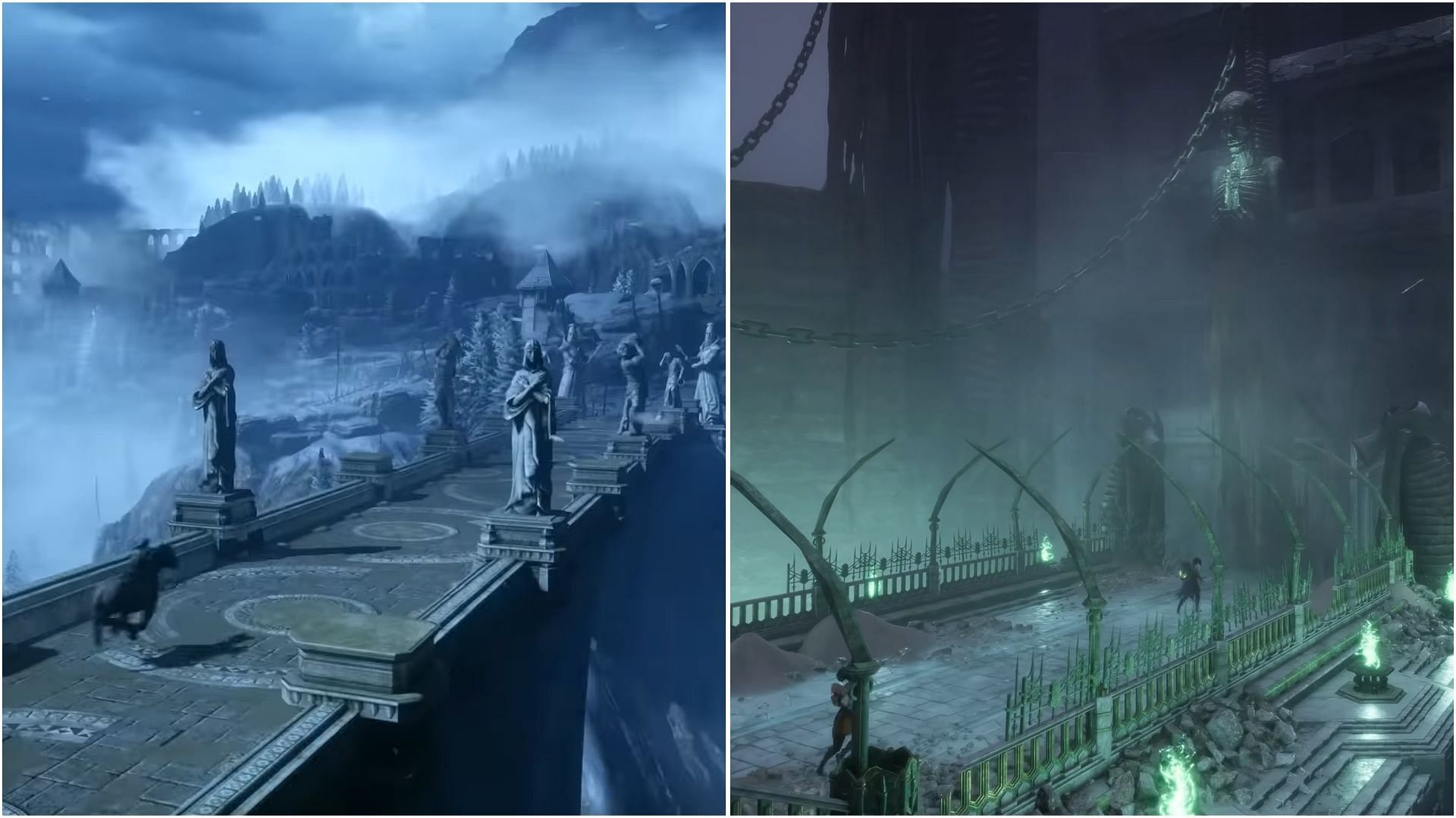 Stills from Dragon Age&#039;s setting of Thedas (Images via Youtube/@dragonage)