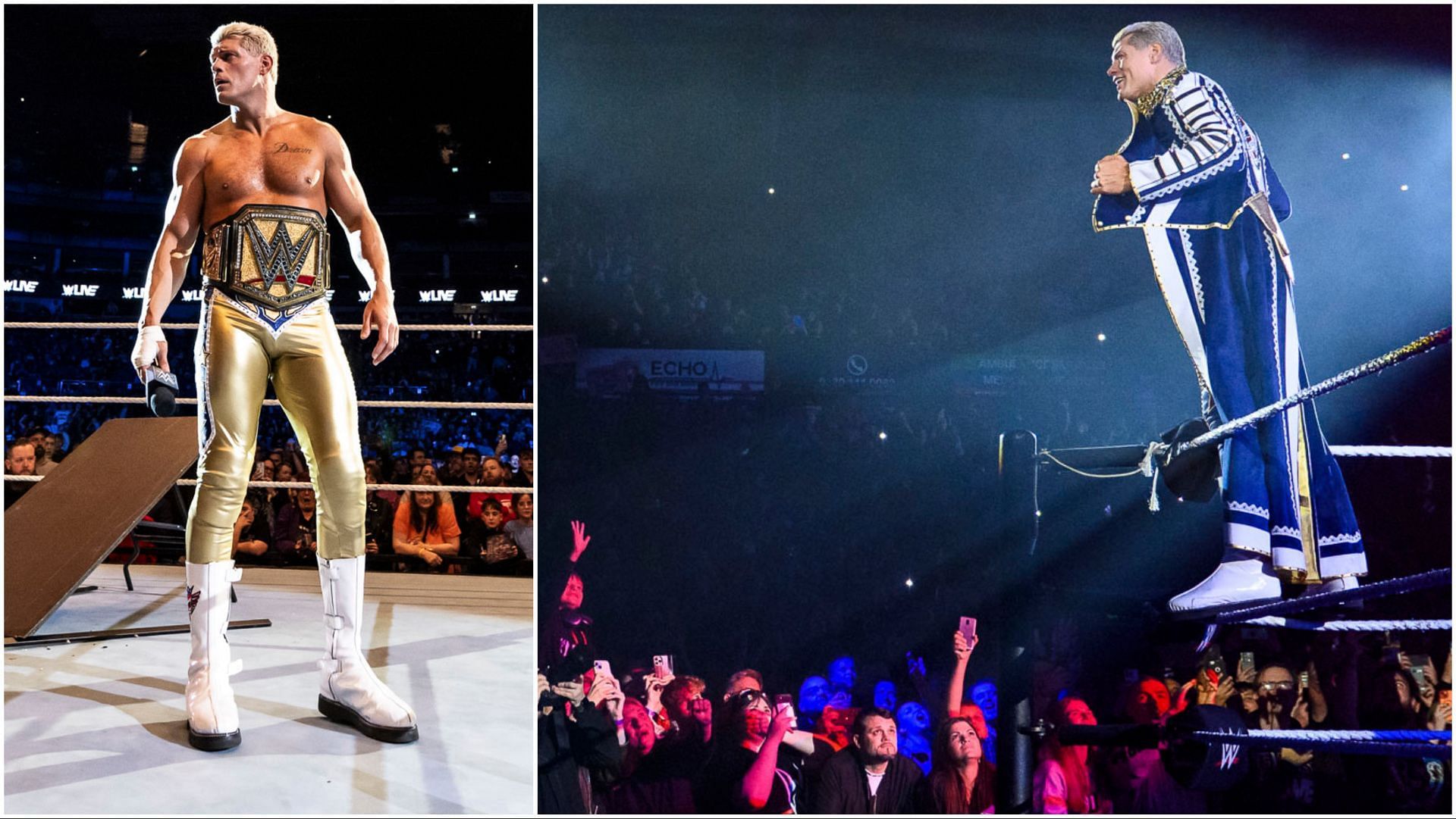 Undisputed WWE Champion Cody Rhodes at live events