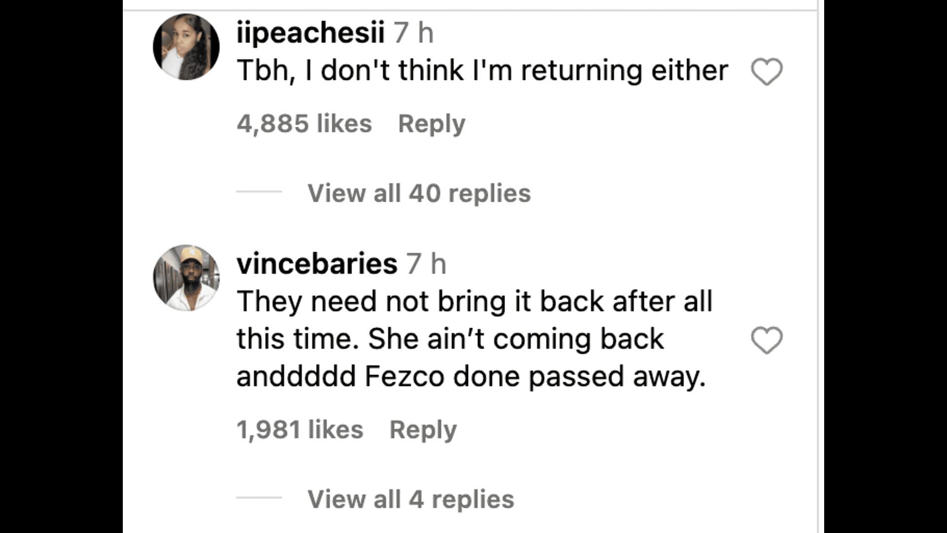 Netizens left disheartened as the actress revealed that she would not be coming back for Season 3 of Euphoria. (Image via Instagram/@theshaderoom)