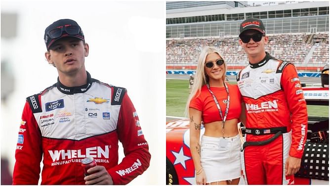 Jesse Love's girlfriend Georgia Kryssing drops four-word reaction to his NASCAR honor
