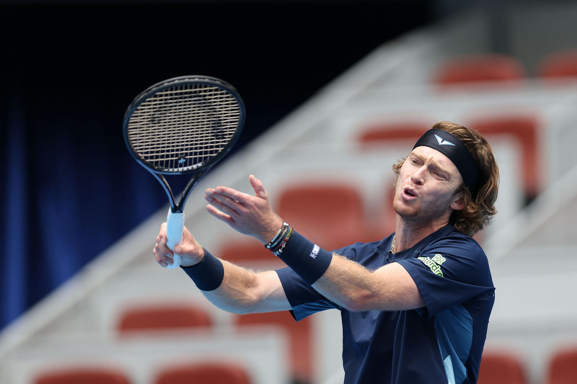 Andrey Rublev has lost his opening match at the ATP Finals. (Source: Getty)