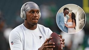 Michael Penix Jr.'s girlfriend Olivia Carter shows off relaxing pool night out with Falcons QB