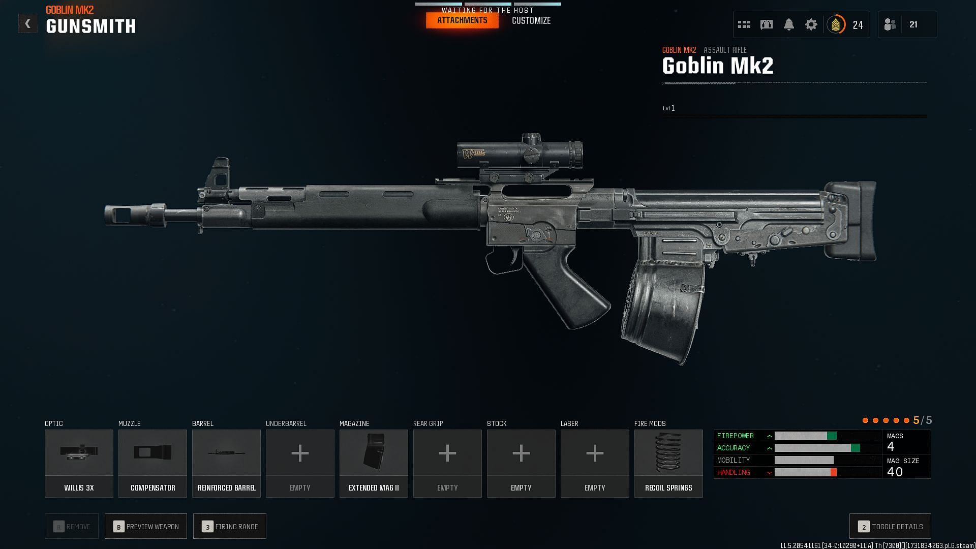 Goblin Mk2 with the best long-range loadout in Warzone after Black Ops 6 integration (Image via Activision)