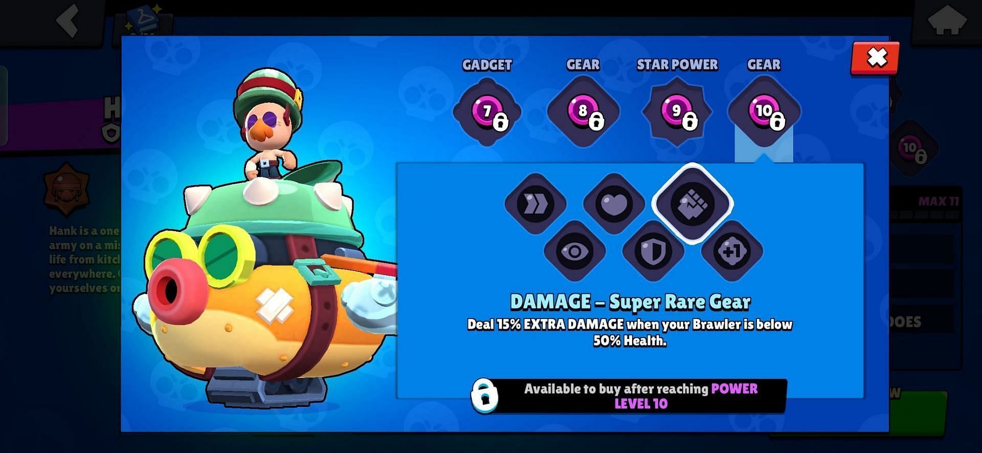 Damage Gear (Image via Supercell)