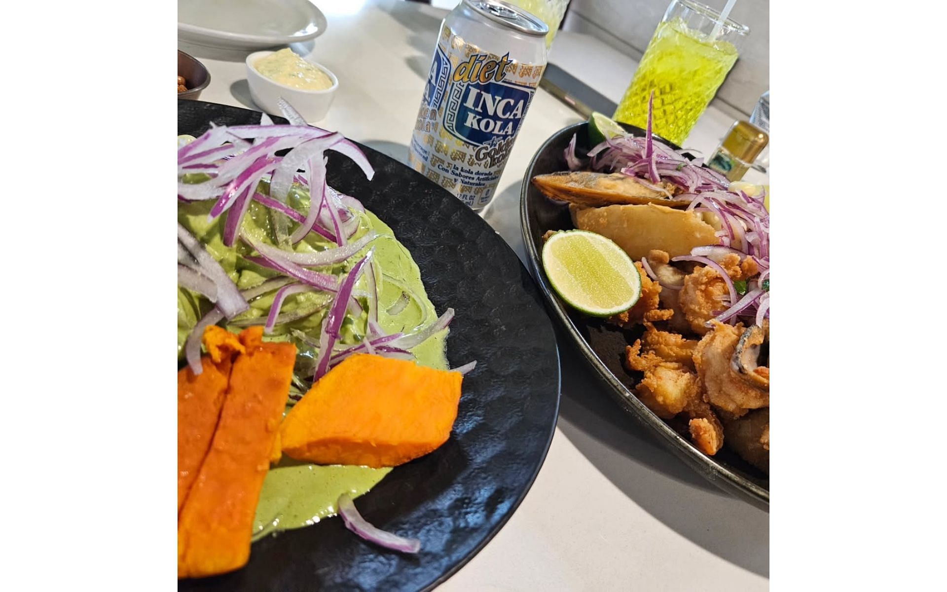 Another close-up photo of some delicacies and drinks [Image courtesy: @bulletvalentina on Instagram]