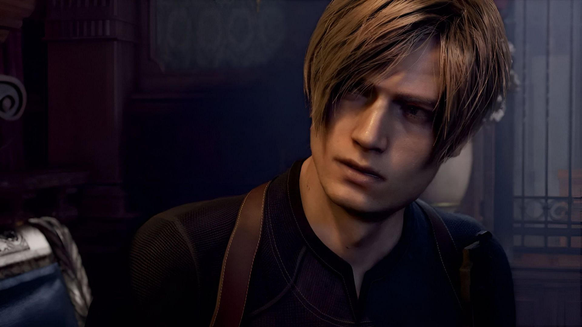 Leon Kennedy as seen in the video game (Image via Capcom)