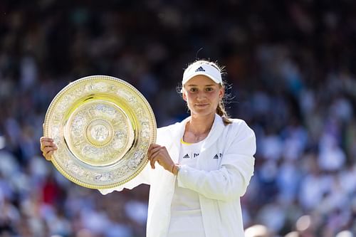 Elena Rybakina at Wimbledon 2024. (Photo: Getty)