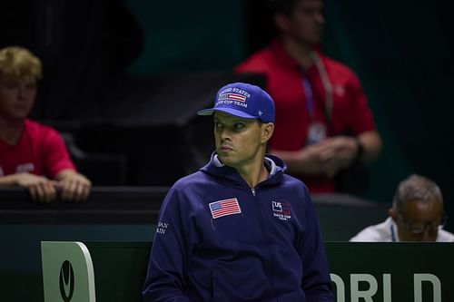 Bob Bryan pictured at Davis Cup Finals 2024 (Source: Getty)