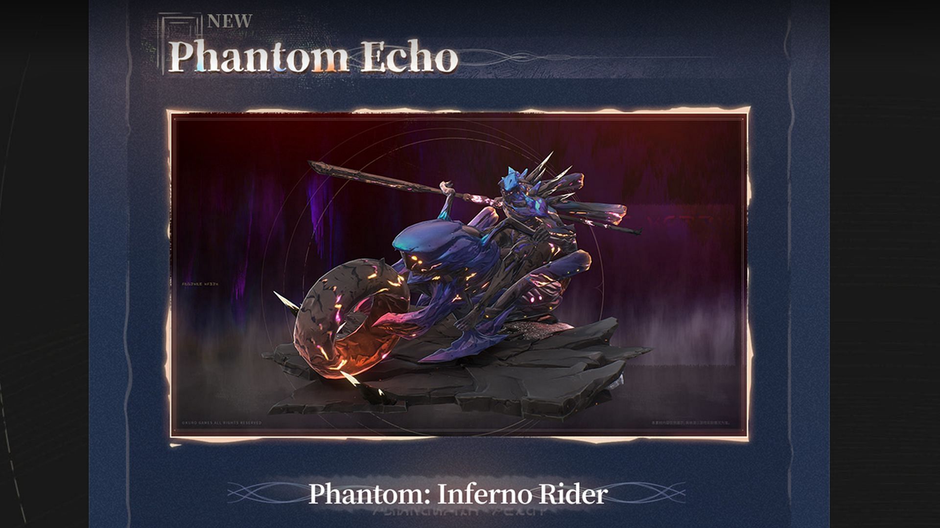 New Phantom Inferno Rider Echo (Image via Kuro Games)