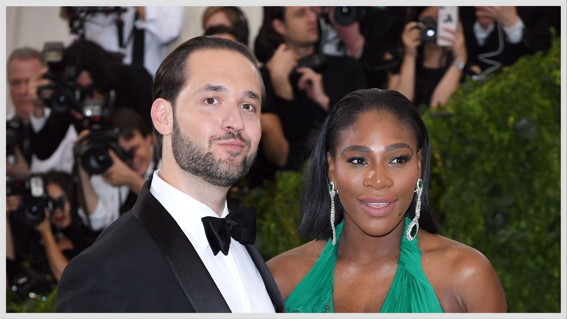 Serena Williams with her husband Alexis Ohanian [Image Source: Getty Images]