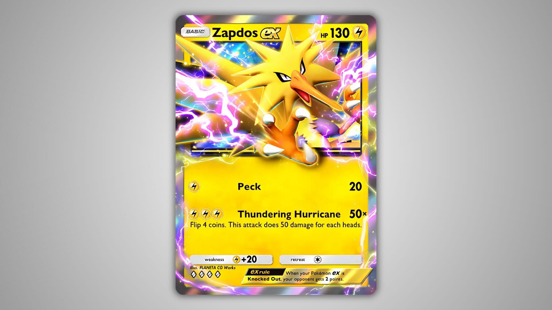 Zapdos EX (Image via The Pokemon Company)