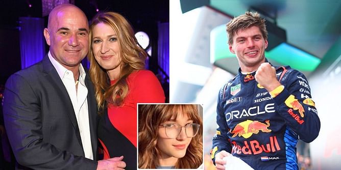 Andre Agassi & Steffi Graf's daughter Jaz watches Max Verstappen win 4th F1 championship title as she makes rare public appearance at Las Vegas GP