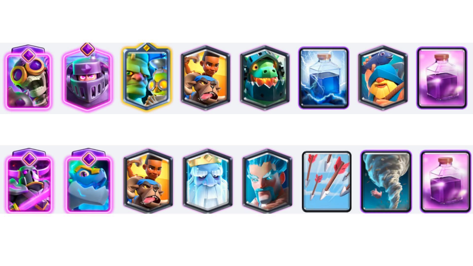 Clash Royale 2v2 League Mega Knight P.E.K.K.A. deck (Image via Supercell)