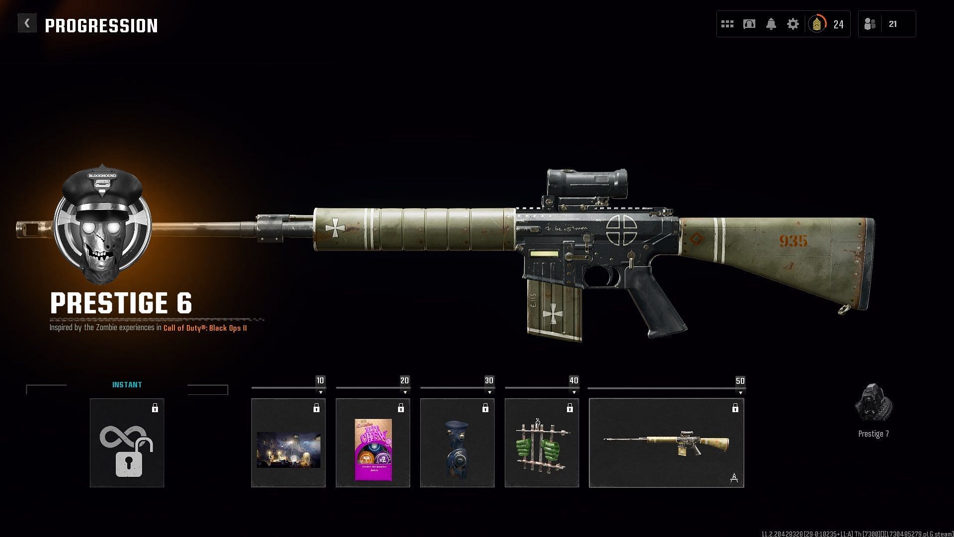 All Black Ops 6 Prestige 6 rewards (Image via Activision)