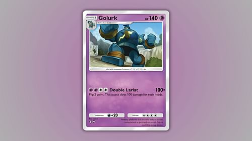 Golurk's card in Pokemon TCG Pocket (Image via The Pokemon Company)