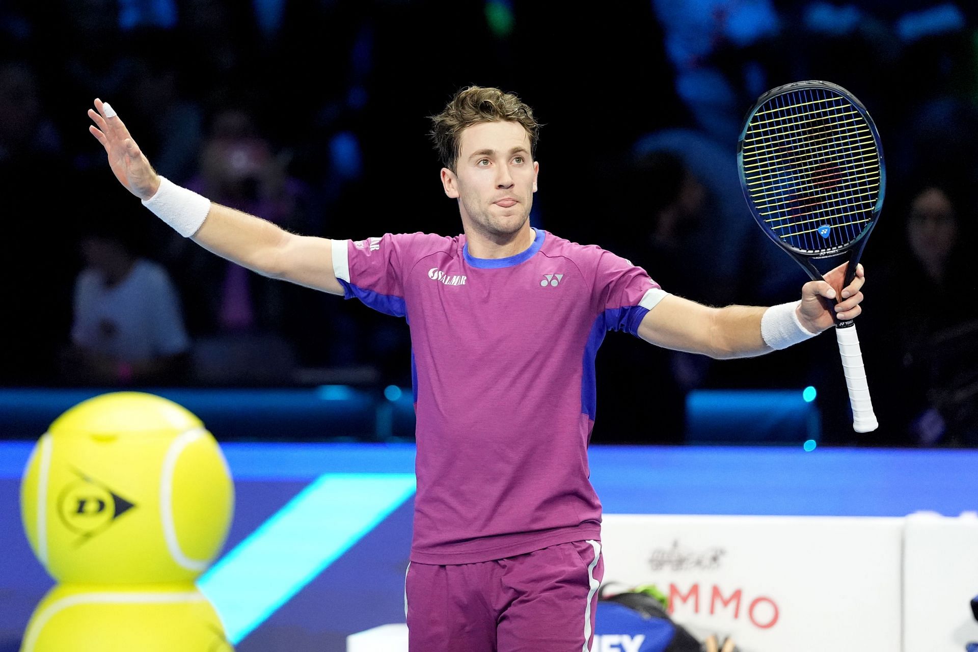 Casper Ruud at the ATP Finals 2024. (Photo: Getty)