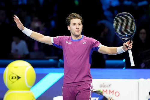 Casper Ruud at the ATP Finals 2024. (Photo: Getty)